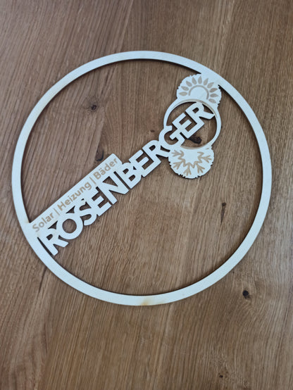 Floralhoop Türkranz - Wunschmotiv