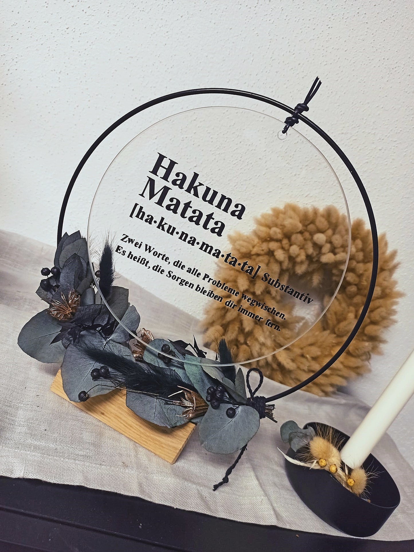 Glasscheibe - Hakuna Matata