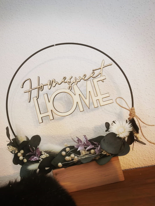 Holzspruch - Home Sweet Home