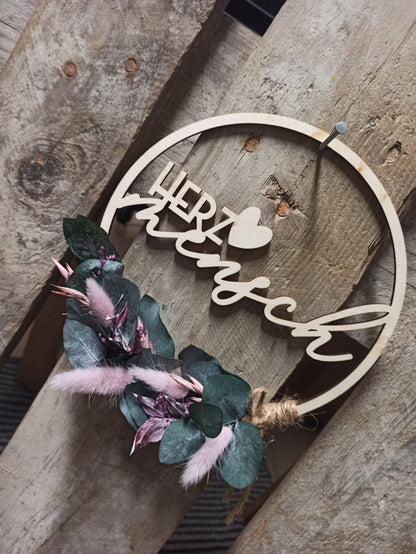 Floralhoop Türkranz - Herzmensch