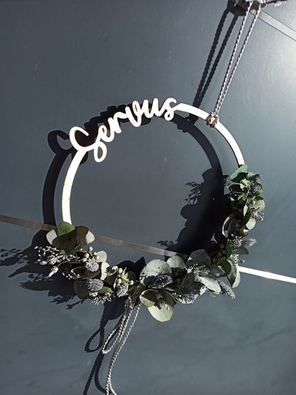 Floralhoop Türkranz - Servus - außen