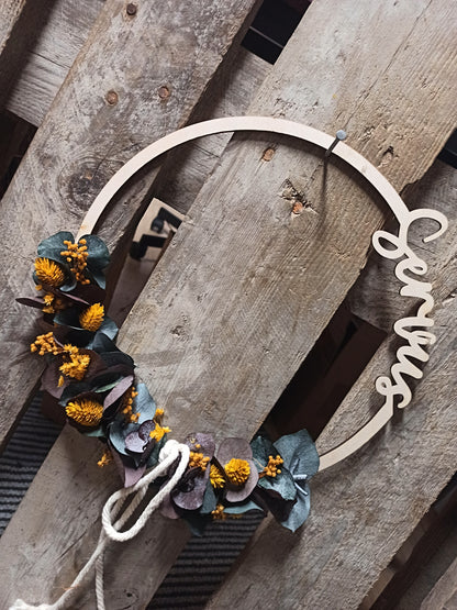 Floralhoop Türkranz - Servus - außen